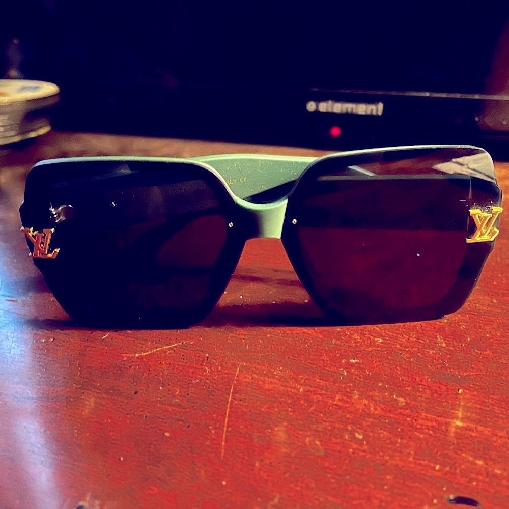 Green and Gold Sunglasses Accessories